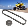 428 19T 17mm Sprocket with 428 60 Links Chain Steel