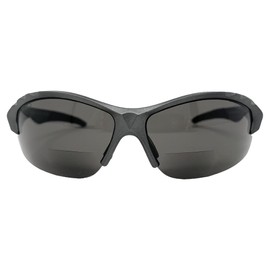 Incredible Bargains The Odyssey Bifocal Sun Reader Sport & Wrap-Around Safety Reading Sunglasses, + 1.50 Gunmetal Grey