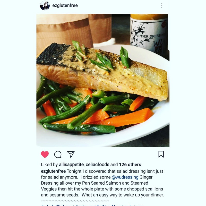 Wu Japanese Ginger Dressing -ALL NATURAL - NO PRESERVATIVES -