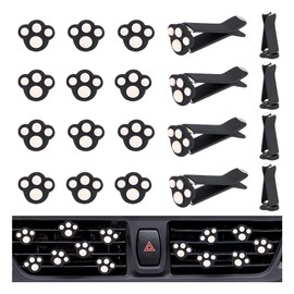 HOBBIESAY 20Pcs 1 Color Dog Paw Cat Paw Car Vent Clip Pet Lover Auto Air Exit Trim Funny and Cute Air Conditioner Vent Decoration Car Interior Air Conditioner Dining Room Bedroom Cafe Decoration