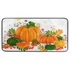 Hello Autumn Pumpkin Roman Berry Kitchen Rug Fall Maples Thanksgiving