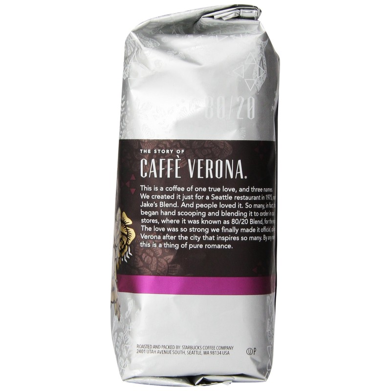 Starbucks Caffe Verona Ground Coffee (Dark), 12 Oz
