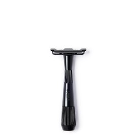 Leaf Shave Leaf Shave | Twig Razor, Black - All-Metal, Eco-Friendly Razor for Men & Women; Includes 5 Stainless Steel Single-Edge Razor Blades; Recommended for Face Shaving Lighter Hair and Sensitive Skin