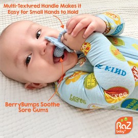 RaZbaby RaZberry Teether, Blue