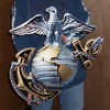 Globe and Anchor Metal Sign 19" x 19" for USMC