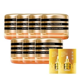 Jaminkyung 주름미백 프로폴리스 인텐스 크림 7통 +체험분꿀광 앰플 마스크팩 2매 Wrinkle Brightening Propolis Intensive Cream 7 Tubes + Trial Size Honey Glow Ampoule Mask Pack 2 Sheets