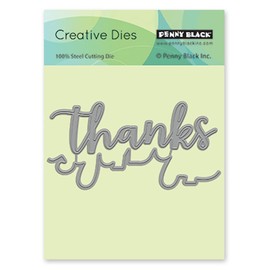Penny Black Creative Cutting Dies - Thanks Edger 2pcs 51-774
