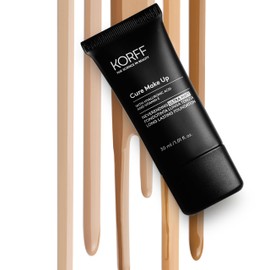 Korff Neverending Ultra Matt Foundation, Long Lasting Hold Up to 8 Hours, Matte Effect with Hyaluronic Acid, Vitamin E, Noisette, SPF30, 30 ml