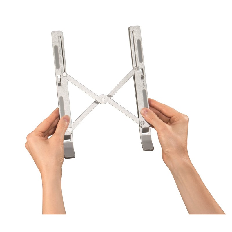 Hama Aluminium Laptop Stand Height Adjustable Tilting