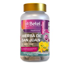 Betel Natural Premium Hierba de San Juan en Capsula - St Johns Wort - 1500 MG por Porción