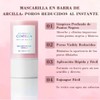 3PC Mascarilla de Arcilla en Barra con Centella Asiática,Poremizing Quick