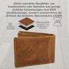 Wild Things Only Leather Wallet Rustic Design Cowhide Men's Wallet
