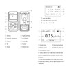 Nuclear Radiation Detector High Sensitivity 2 Power Supply Modes Double