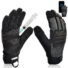 Intra-FIT Professional Level 5 Needlestick Resistant Gloves,Needle Puncture Resistant ANSI A9 Anti-Cut/Slash,Touchscreen Gloves