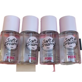 Victoria's Secret PINK Fragrance  Mini Mist  Soft  Dreamy  TSA Travel 4PC New