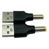 Dafensoy 2-Pack USB 2.0 A Male to DC 5.5 x