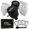 SCOOPN'CARRY 4-Pack Protein Powder Travel Container - Easy to Carry