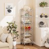 SINGAYE Shelf Storage Wire Shelving：Shelves Rack Standing Units with Wheels