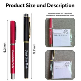 DOETYD 2 Fresh Outta Funny Pad + 2 Funny Pen Funny Sticky Notes Set Desk Accessory Office Supplies Suitable as a Gift for Friends, Bosses and Colleagues
