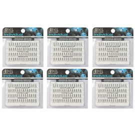 (6 PACK) Ardell Duralash Knotted Flares Medium Black