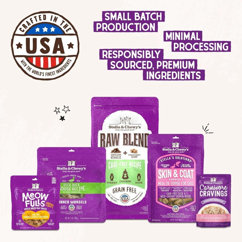 Stella & Chewy's Freeze-Dried Raw Cat Dinner Morsels - Salmon