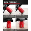 DAYDOOR Diamond Hole Saw Kit, 8-Piece Tile Hole Saw Kit
