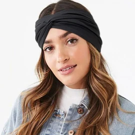 DRESHOW 6 Pack Extra Wide Headbands for Women Large Turban Headband Boho Head Wrap Elastic Hairbands Hair Twisted Knot Hair Accessories