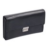 Louana Men's Leather Waiters Wallet 17 x 10 cm Black