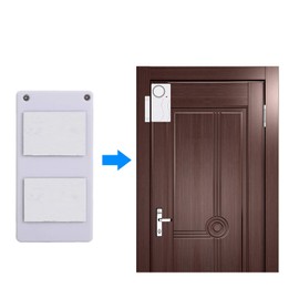 HENDUN Door Alarms When Opened with Remote, Door Bells Chimes, Door Security Sensor Pool Alarm for Kids Safety (2 Pack)