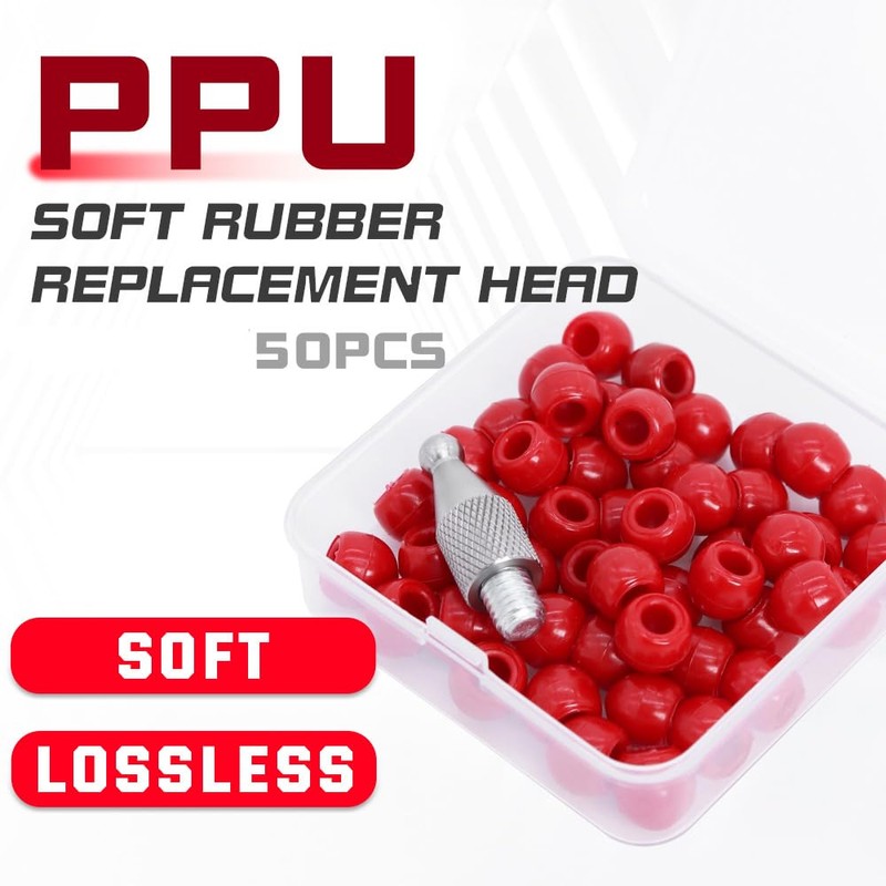 Professional Rubber Tips for Paintless Dent Repair Hammer and Tips
