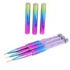 3Pcs Nail Liner Brush Lid Gradient UV Gel Pattern Drawing