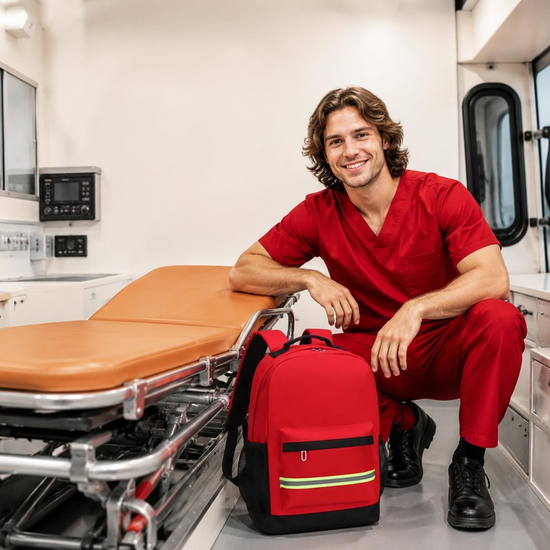 Be-Better Medical Backpack Empty Emergency Bag,First Aid Backpack Storage for