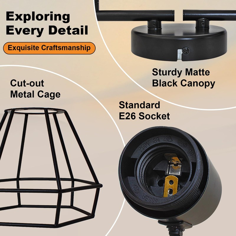 LTBLIGHT LED Track Lighting Kit, 4-Light Adjustable Ceiling Light Fixtures,