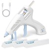 HHDQFTSLG Cordless Hot Glue Gun, Glue Gun with 30 Glue