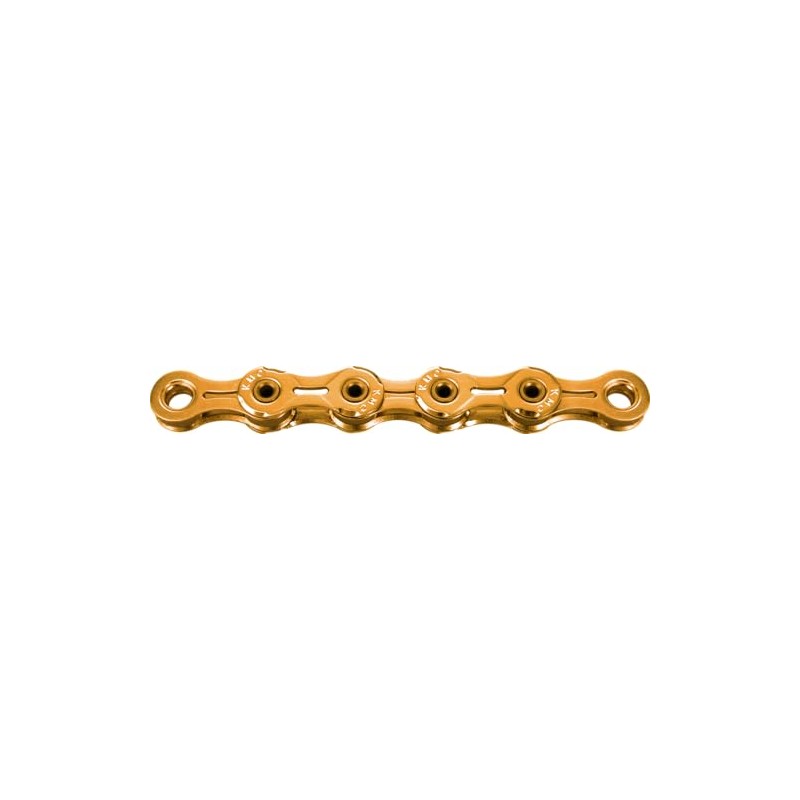 KMC X11SL Waxed 11 Speed Chain, Ti-N Gold, 118 Link