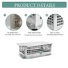 LTSEAME Chimney Cap, 13" x 21" Chimney Cover Stainless Steel