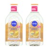 2 x NIVEA Mizellenwasser Energy Gesicht Augen Lippen Alle Hauttypen