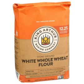 King Arthur Flour  Stone Ground White Whole Wheat Flour   5 Lb
