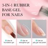 VENALISA Rubber Base Gel Polish, 1Pcs Milky White Rubber Gel