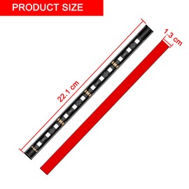 CGEAMDY LED Interior Lighting Car, Car Interior Ambient Light, Light Interior Lighting Ambient Lighting, Car Accessories LED Strip, Waterproof Car Monochrome Decorative Ambient Light (Red)