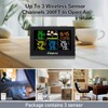 Urageuxy Multiple Sensor Weather Station Wireless Indoor Outdoor Thermometer Hygrometer