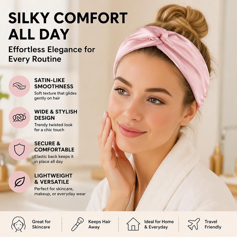 Hair Styling Set Women - Bun Maker - Faux Silk