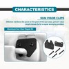 Sun Visor Repair Kit Fit Heavy Duty Sun Visor Clips
