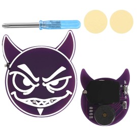 Cricket Noise Maker, Horned Devil Style Annoying Sounds Machine Cricket Noise Prank Items with 16 Sounds Annoying Beeping Device Hidden Prankster Stuff for Home School Party Adults Toys Gifts (Purple)
