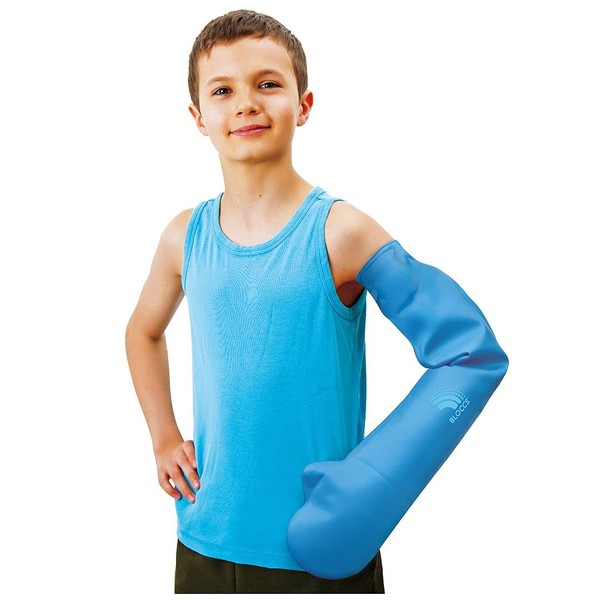 BLOCCS Waterproof Cast Cover for Shower Arm- Child Arm Cast Protector for Shower or for Swimming - Child Full Arm (MEDIUM)