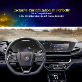 EUEKY 2PCS Matte 2025 2024 Envista Screen Protector Compatible with Envista 2024 2025 11In Navigation + 8In Instrument Soft Screen Protector Display 2024 Envista Screen Anti Glare/Anti Fingerprint