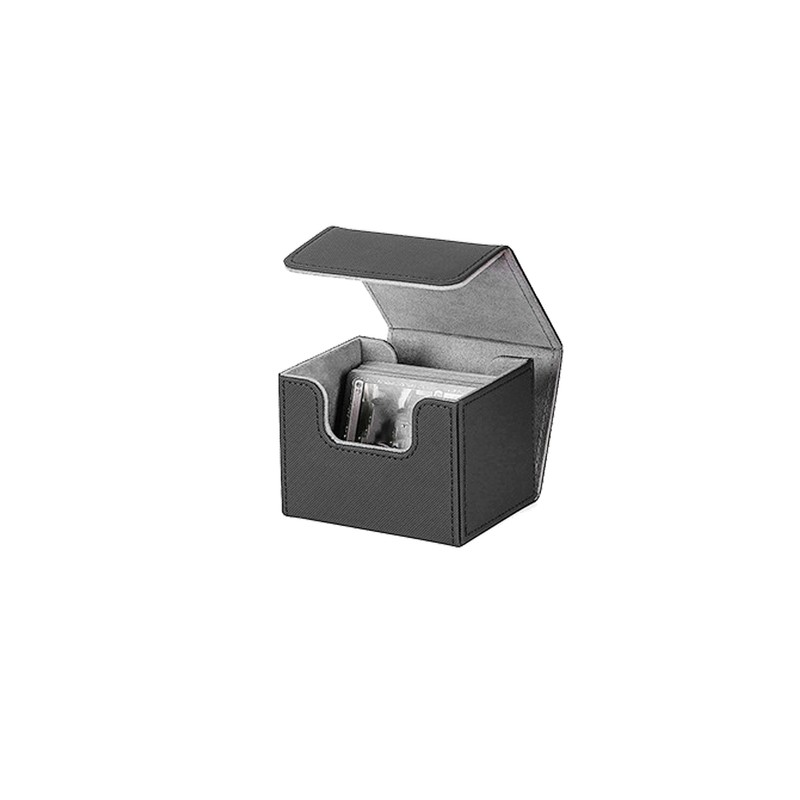 Card Deck Box Magnetic Flap Lid Large Capacity PU Leather
