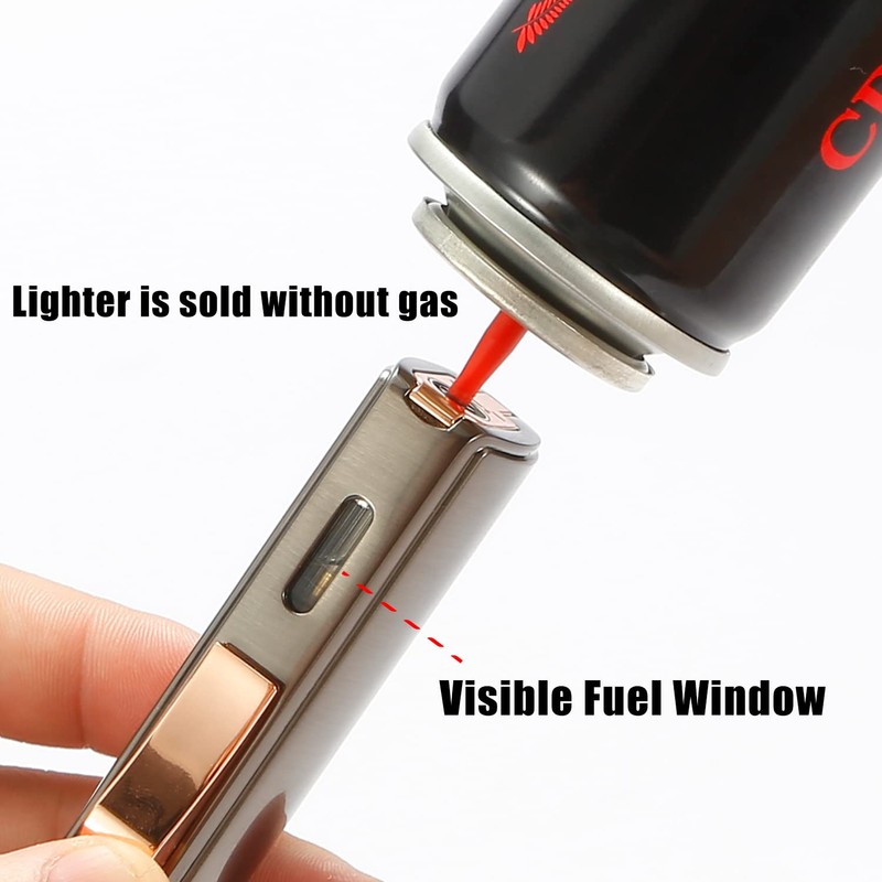 420 Carbon Steel 𝐂𝐮𝐭𝐭𝐞𝐫 and Lighter Set, Built-in 𝐏𝐮𝐧𝐜𝐡, Triple