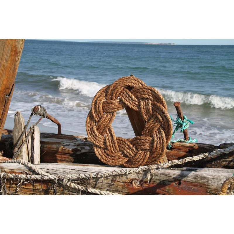 Manila Rope Sailor Knot Wreath