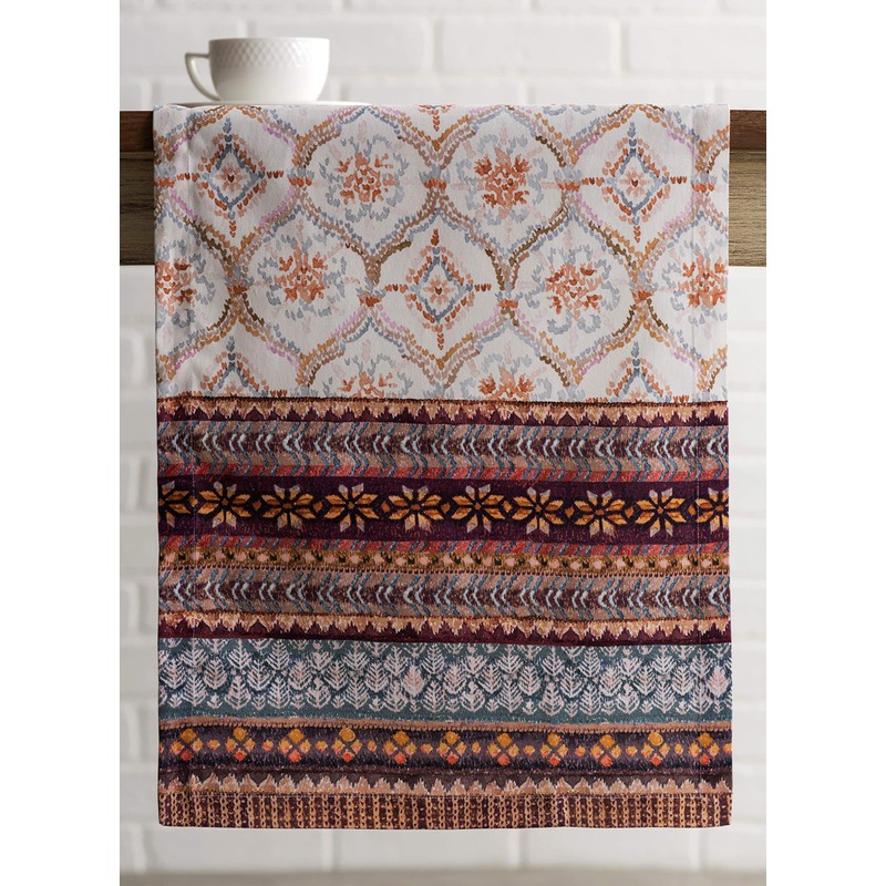 Maison d' Hermine Fair Isle 100% Cotton Table Runner Farmhouse